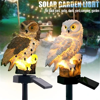 

Led Solar Light Waterproof Owl Landscape Light Outdoor Lawn Lights Solar Powered Energia Lamp Park Garden Decoration Led Lights
