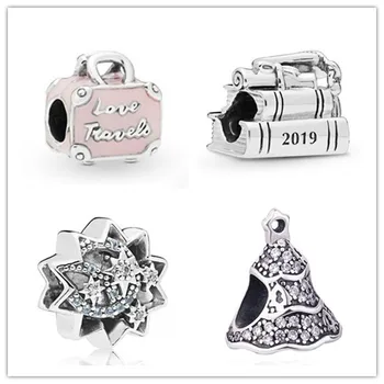 

925 Sterling Silver Charm When You Wish Upon A Star Charm Beads Fit Pandora Bracelet & Necklace DIY Jewelry