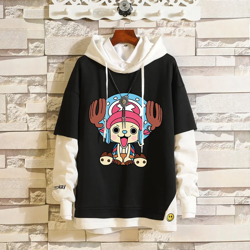 One Piece Luffy Cosplay Hoodies Roronoa Zoro Sweatshirt Patch Hooded Sweater Chopper Adult Unisex Spring and Autumn Costume0 (11)