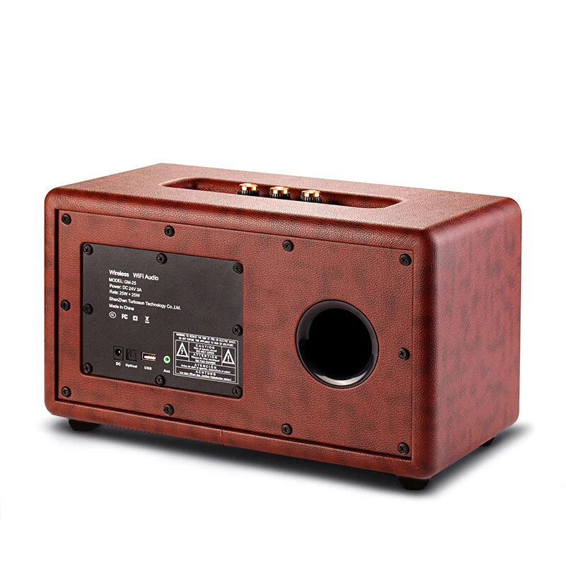 WiFi Wilress HiFi динамик деревянный домашний стол fm-радио для телефона PC tv Высокое качество звука Роскошный Bluetooth громкий динамик