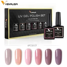 Venalisa Набор для нейл-арта 7,5 м УФ Быстросохнущий лак резиновое Базовое покрытие верхнее покрытие Цветной Гель-лак для ногтей