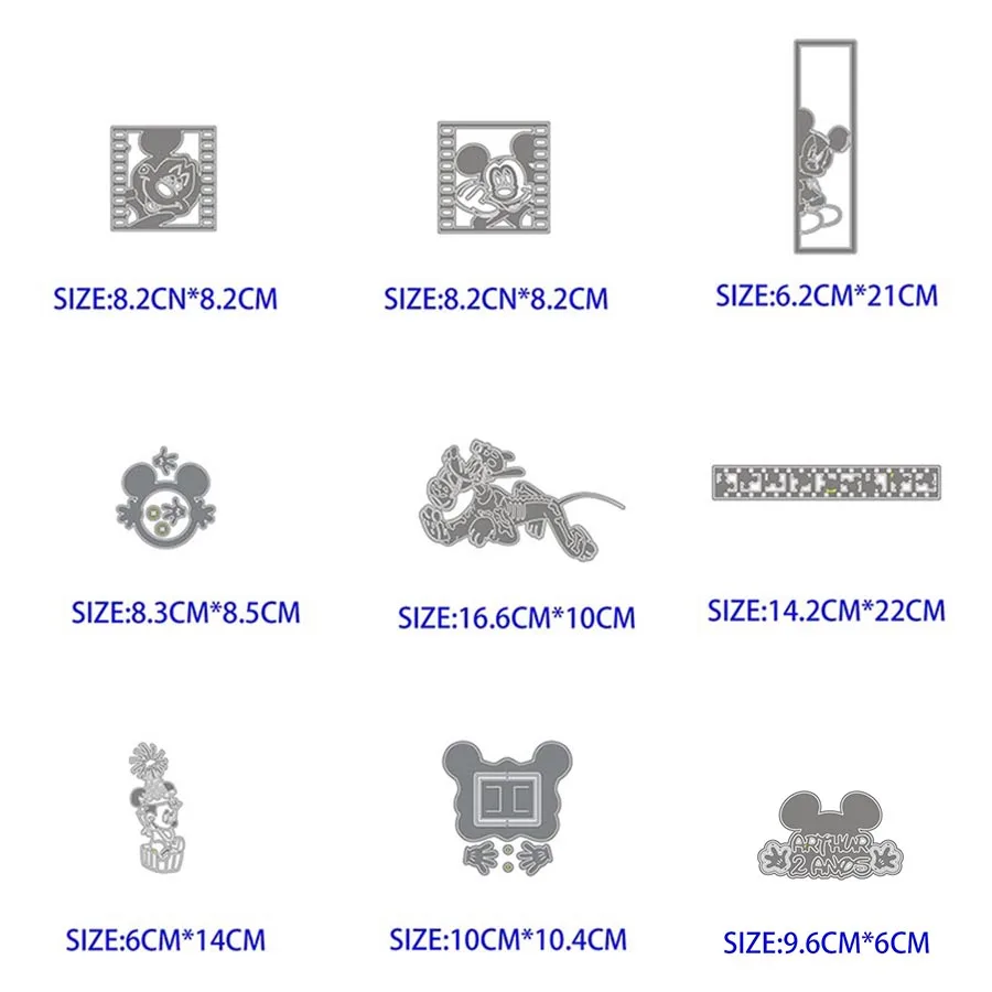 

Metal Cutting Dies Mouse for Scrapbooking Steel Craft Die Cut Embossing Paper Card Album Stencil