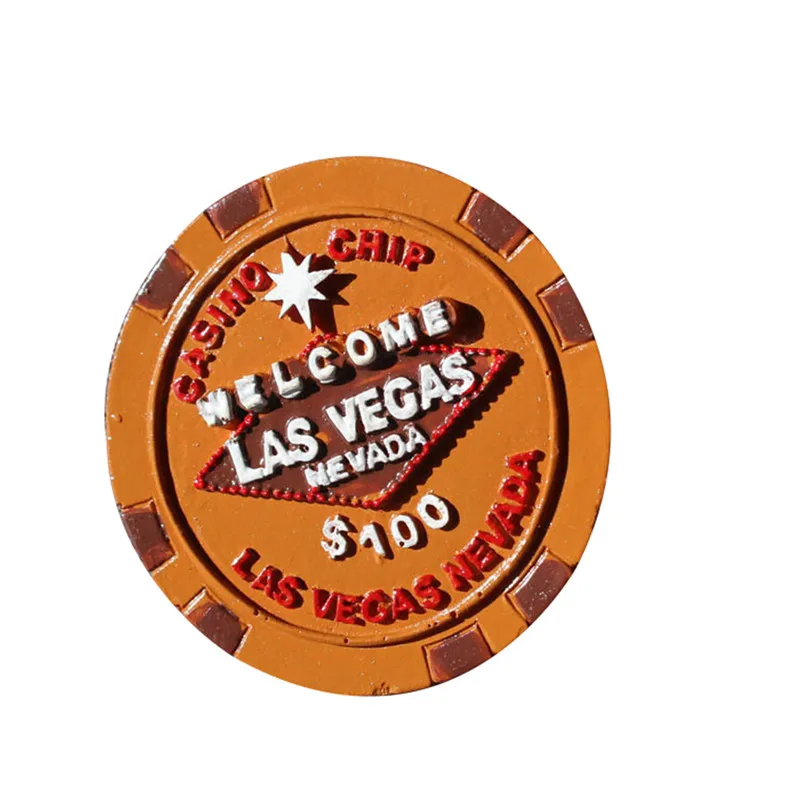 Lychee Las Vegas круглый холодильник магнитная наклейка знаменитый пейзаж магнит на холодильник современные украшения для кухни