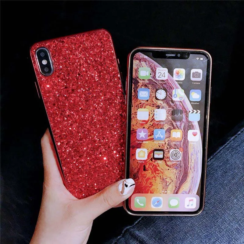 Lovebay чистый цветной Блестящий Шикарный чехол для телефона для huawei P20 Pro Lite P30 Pro mate 20X Honor 20 Lite Nova 4 TPU задняя крышка
