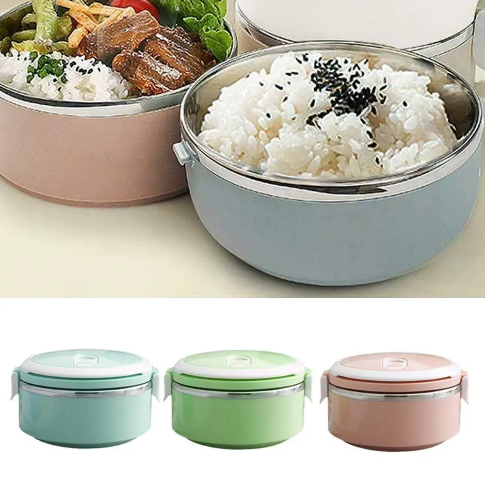 

Stainless Steel Thermal Insulated Lunch Box Bento Picnic Storage Mess Tin Food Jar For Students Outdoor Camping
