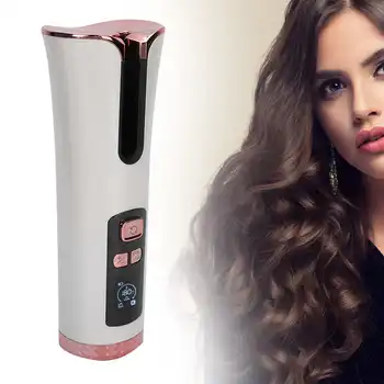 

Hair Diffuser For Curly Hair Cordless Auto Hair Curler USB Rechargeable Portable Hair Curler Hair Styling Tool Curly Hair