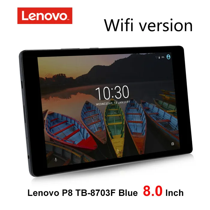 lenovo P8 blue wifi Lenovo P8 8,0 дюймов планшетный ПК Snapdragon 625 2,0 ГГц Восьмиядерный 3 ГБ ОЗУ 16 Гб ПЗУ Android 6,0 wifi/LTE версия 4250 мАч - Комплект: lenovo P8 blue wifi