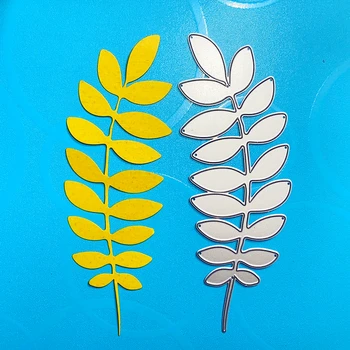 

YINISE SCRAPBOOK Metal Cutting Dies For Scrapbooking Stencils BIG LEAVES DIY Album Cards Making Embossing Die CUT Cuts CUTTER