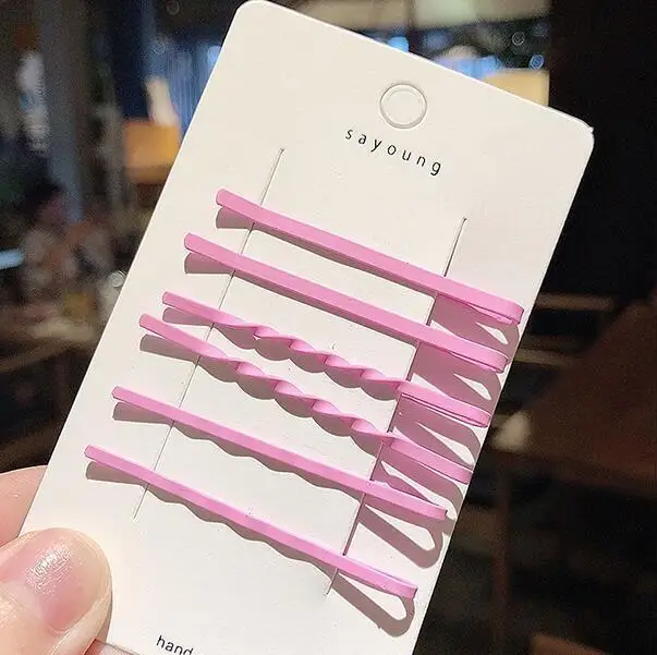 Японский простой цвет сладкий Hairgrip женские резинки для девочек заколки невидимки для волос аксессуары для детей палочка приспособления для волос заколка головной убор