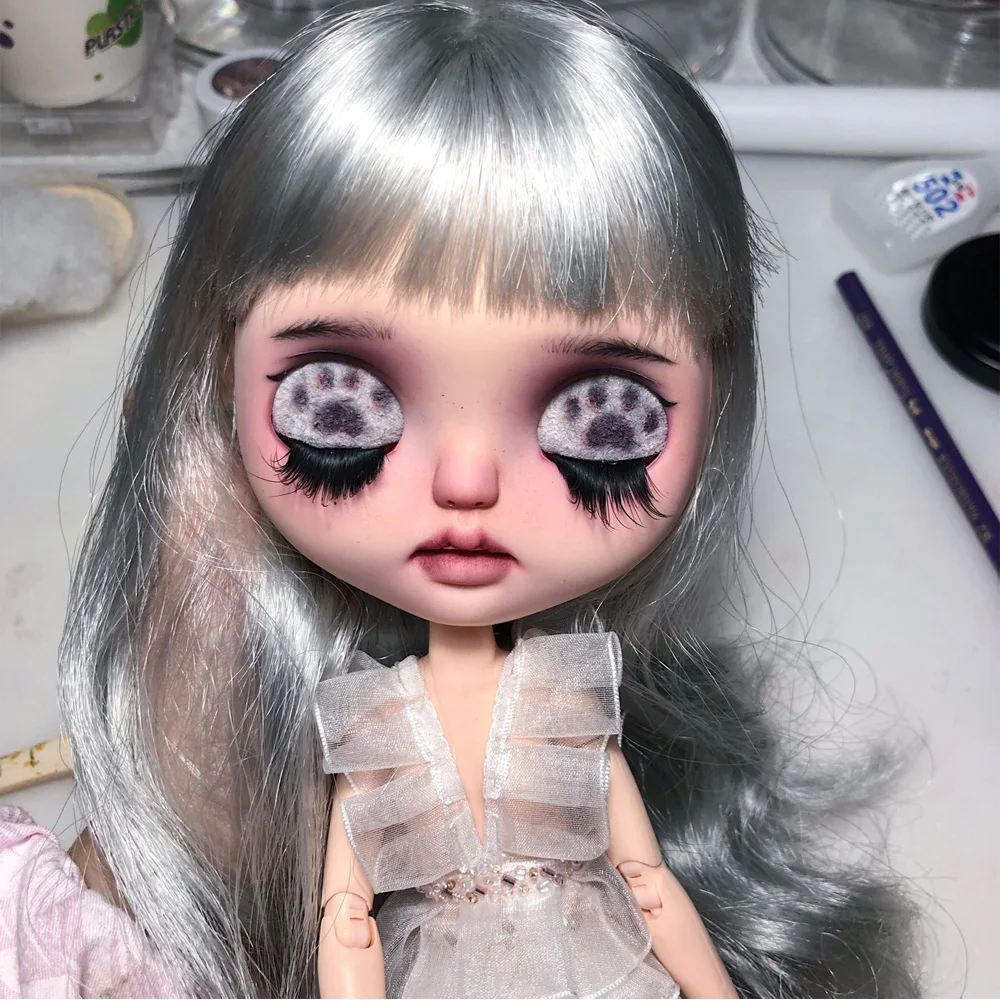 1/6 blyth doll toy bjd joint body tan skin makeup with 19 face Sleep eyes | Игрушки и хобби