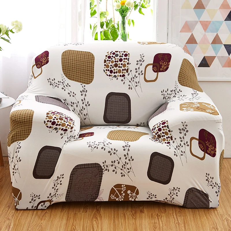 Модные эластичные стул на двоих диван защитную крышку чехол 1/3 Seater - Цвет: 9