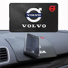 Автомобильный Противоскользящий коврик gps держатель телефона нескользящий коврик для Volvo xc60 xc70 xc90 s40 s60 s80 v40 v50 v60 v70 cooper S Countryman