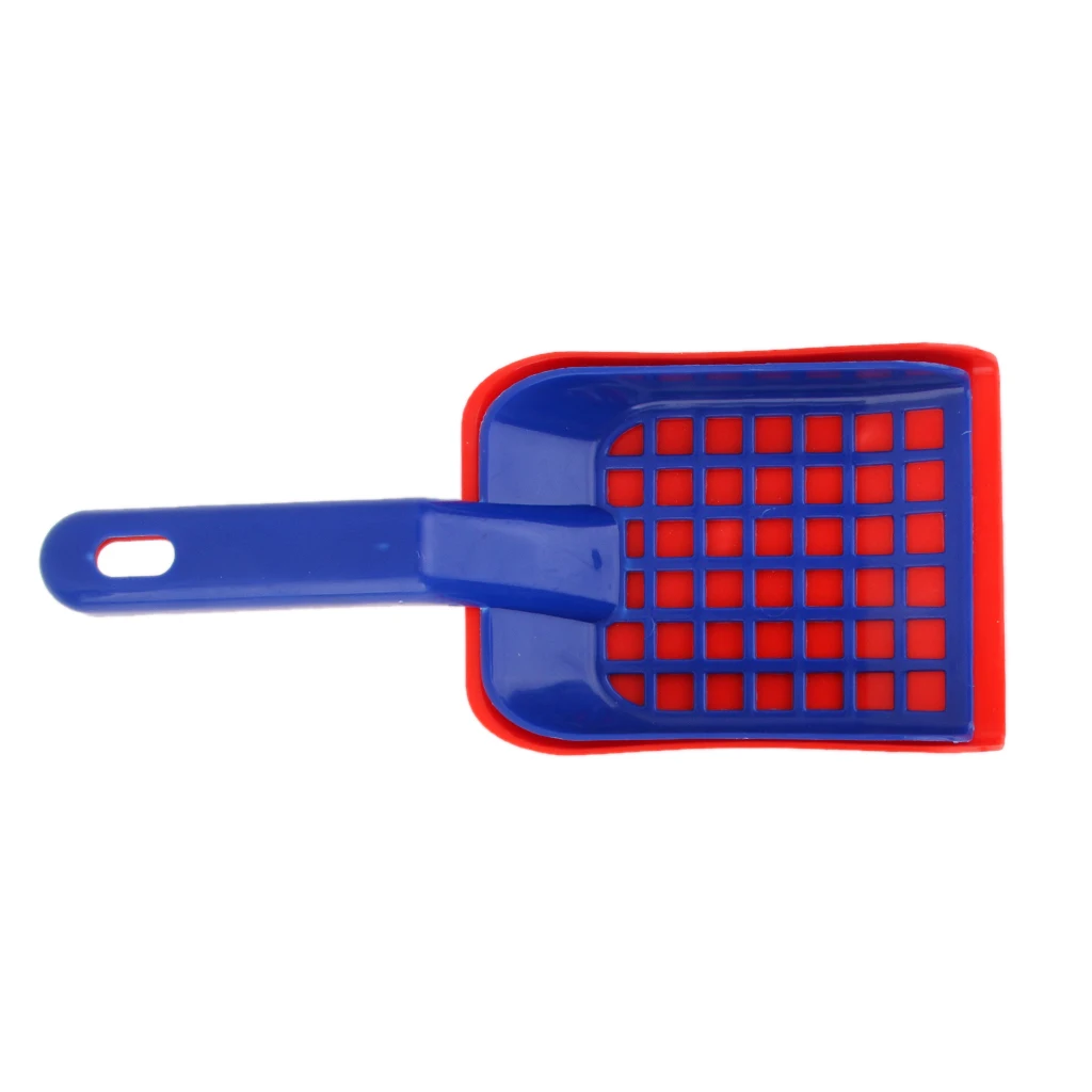 1 set Cat Litter Scooper Sieve Set Non Stick Scoop with Holder for Small Animal Dog Food Spoons Shovel Pet Cleanning Tool 