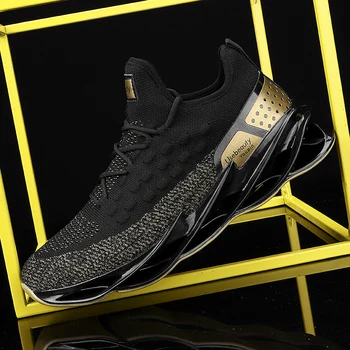 

New Balde Sport Shoes Breathable Running Shoes for Men Damping Wear-resistant Outsole Mens Jogging Sneakers Big Size 39-46