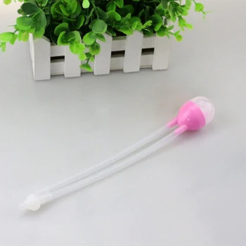 

Home Safety Newborn Baby Cleaning Tool Vacuum Suction Practical Soft Protection Accessories Silicone Nasal Aspirator