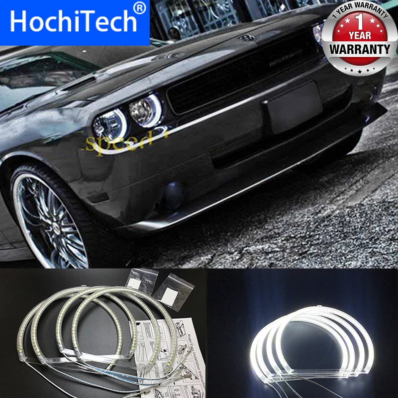 HochiTech супер яркий белый цвет светильник SMD светодиодный ангельские глазки для Dodge