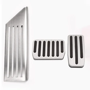 

Heenvn model3 Car Foot Pedal Pads Covers for Tesla Model 3 Accessories Aluminum alloy Accelerator Brake Rest Pedal Model Three