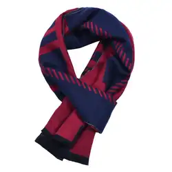 YILIAN бренд толстый теплый модный полосатый шарф для бизнес мужчин повседневные новые 2020 мягкие зимние шерстяные шарфы