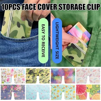 

10pcs Portable Face Cover Bag Case Face Shield Holder Storage Box Plastic _WK