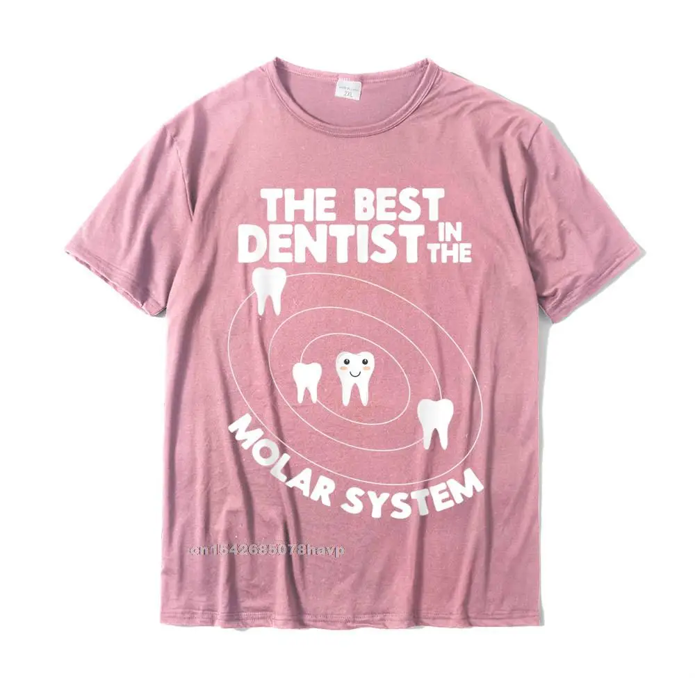 Normal Printed Fall All Cotton Round Neck Men Tops Tees Casual T Shirts Discount Short Sleeve Tshirts Drop Shipping Best Dentist In The Molar System Design - Funny Tooth Pun T-Shirt__2612. pink
