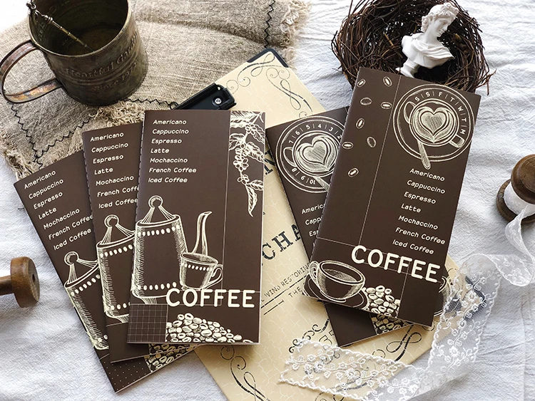 My coffee TN Refilled paper Book 64P пустой/точечный/зернистый/Еженедельный план
