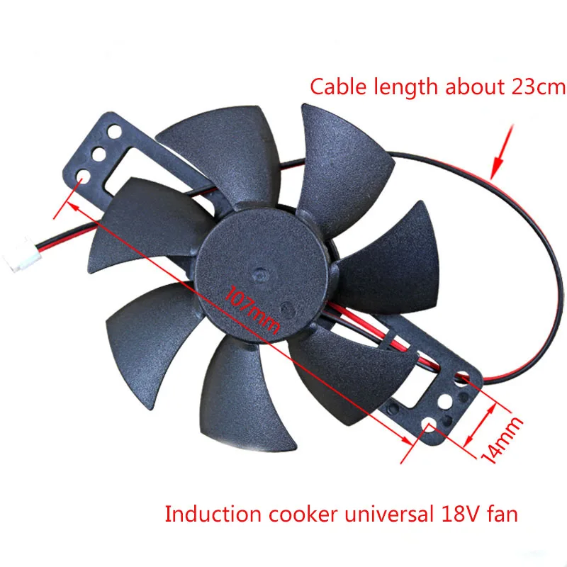 Ventilateur de refroidissement pour cuisinière à induction, petite section, 85mm, 18V, neuf