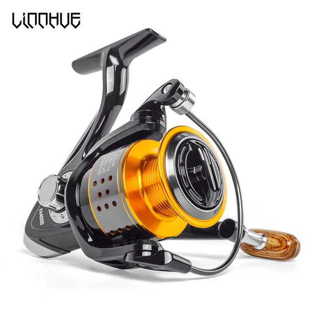 Spinning fishing reel 13BB No gap FA3000 4000 6000 All metal wheel 8KG Pike Orange  black Spinning reel High Speed wheel carp - AliExpress