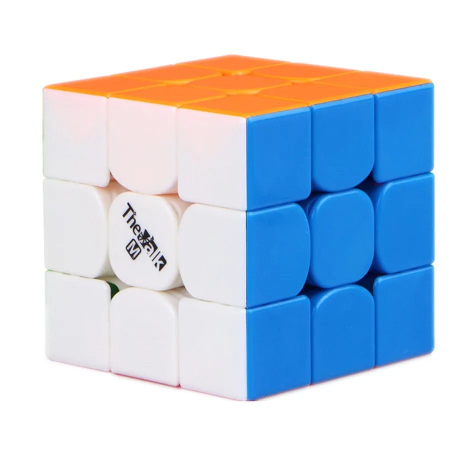 QiYi Valk 3 м 3x3x3 Быстрый Твист Магнитный магический куб Valk3M магниты профессиональный игрок скоростной куб головоломка антистрессовый куб игрушки - Цвет: VALK3M Stickerless