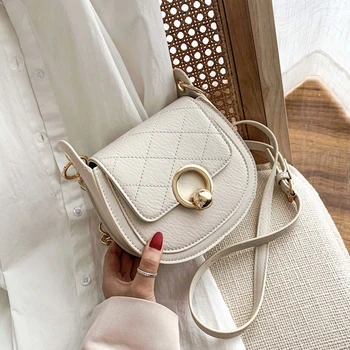 

PU Leather Sac A Main Femme Crossbody Bags For Women 2020 Fashion Small Solid Colors Shoulder Bag Female Handbags And Purses