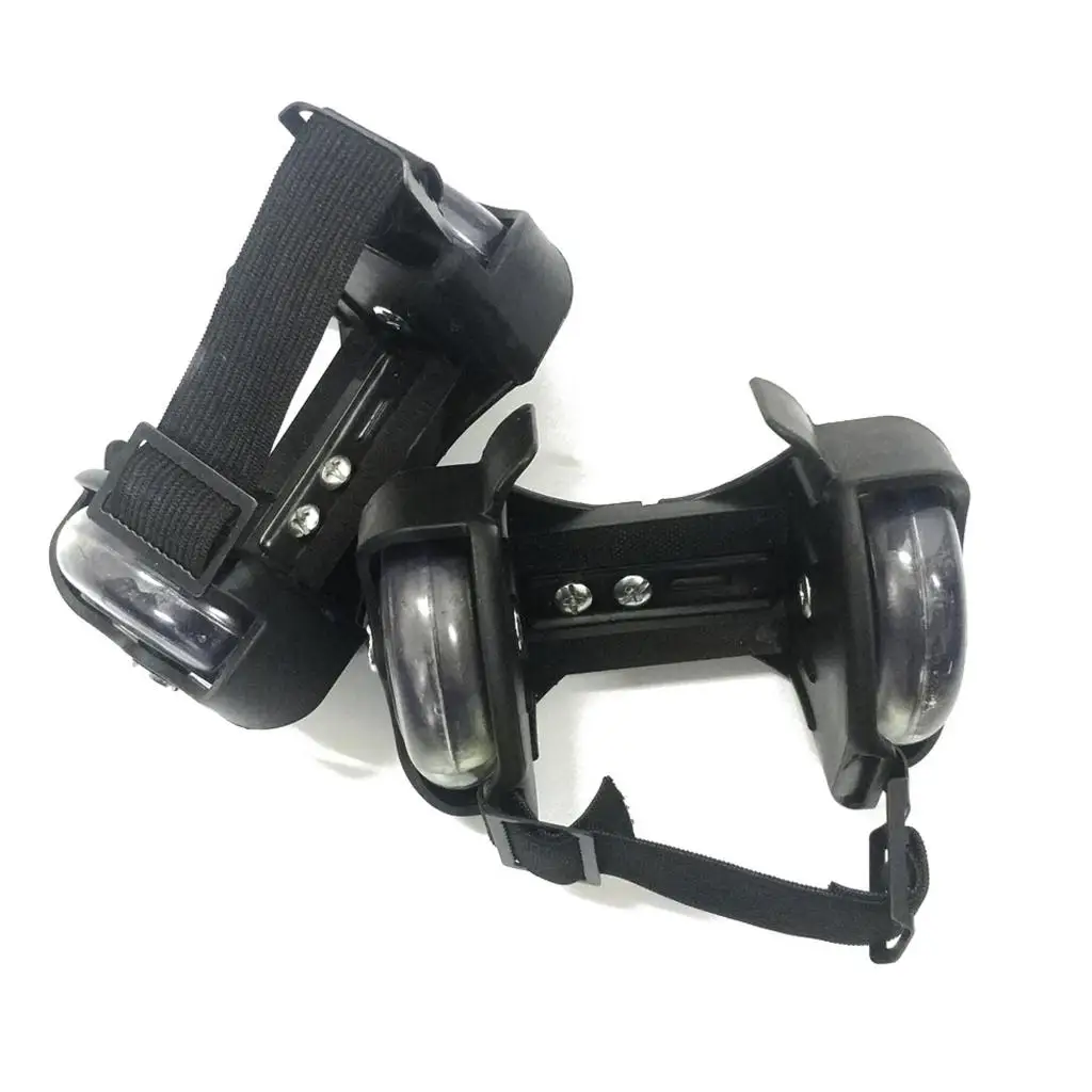 Light Up Flash Heel Wheel Roller Skates LED Kids Child Rollerskate Training Shoe Strap on Child Street Skating Roller Adjustable