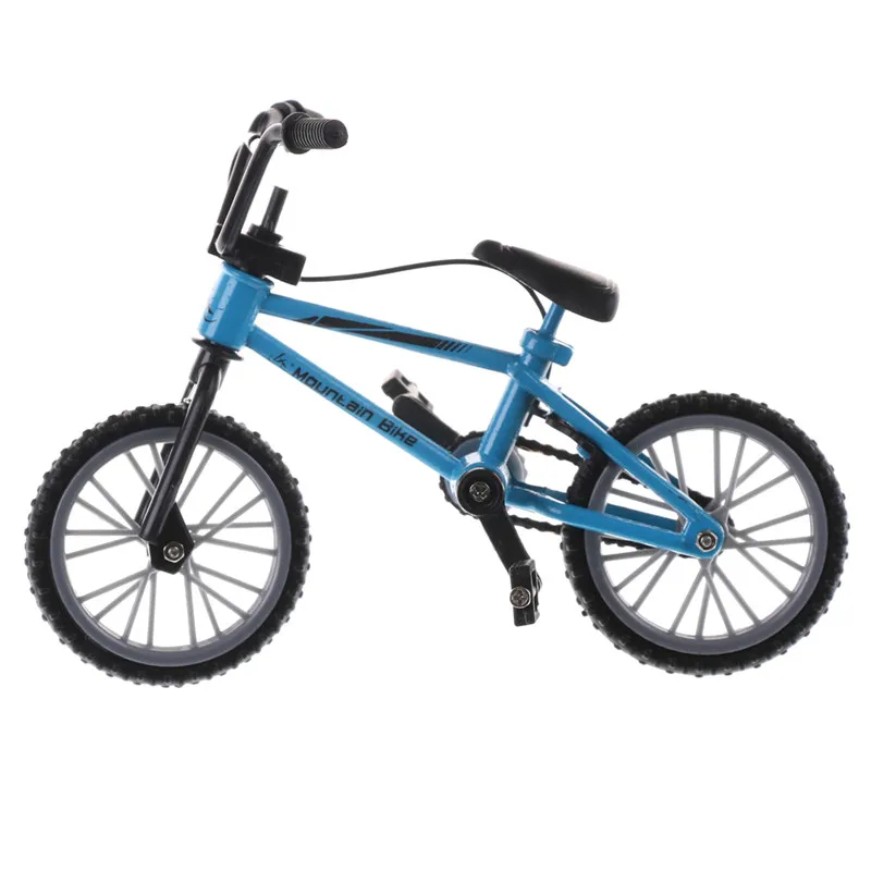 1 Мини-Пальчиковые игрушечные велосипеды BMX горный велосипед BMX Фикси велосипед Скутер для пальца игрушка креативный игровой костюм Детский Взрослый красный зеленый синий - Цвет: 1