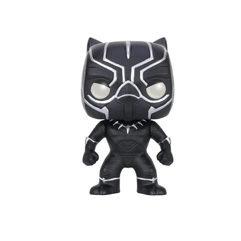 FUNKO POP аниме Marvel Черная пантера виниловая кукла Фигурки Коллекция игрушечные фигурки героев подарки для детей-поклонников