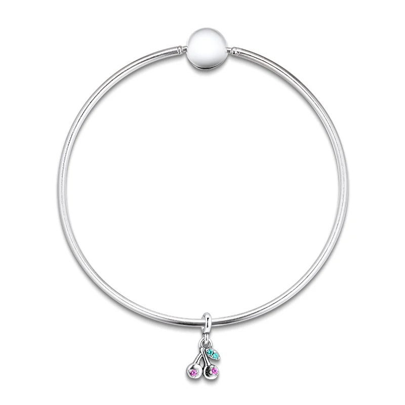 CKK My Cherry Charms 925 Подходит для Pandora Me браслеты из стерлингового серебра бусины для бусина для изготовления украшений kralen