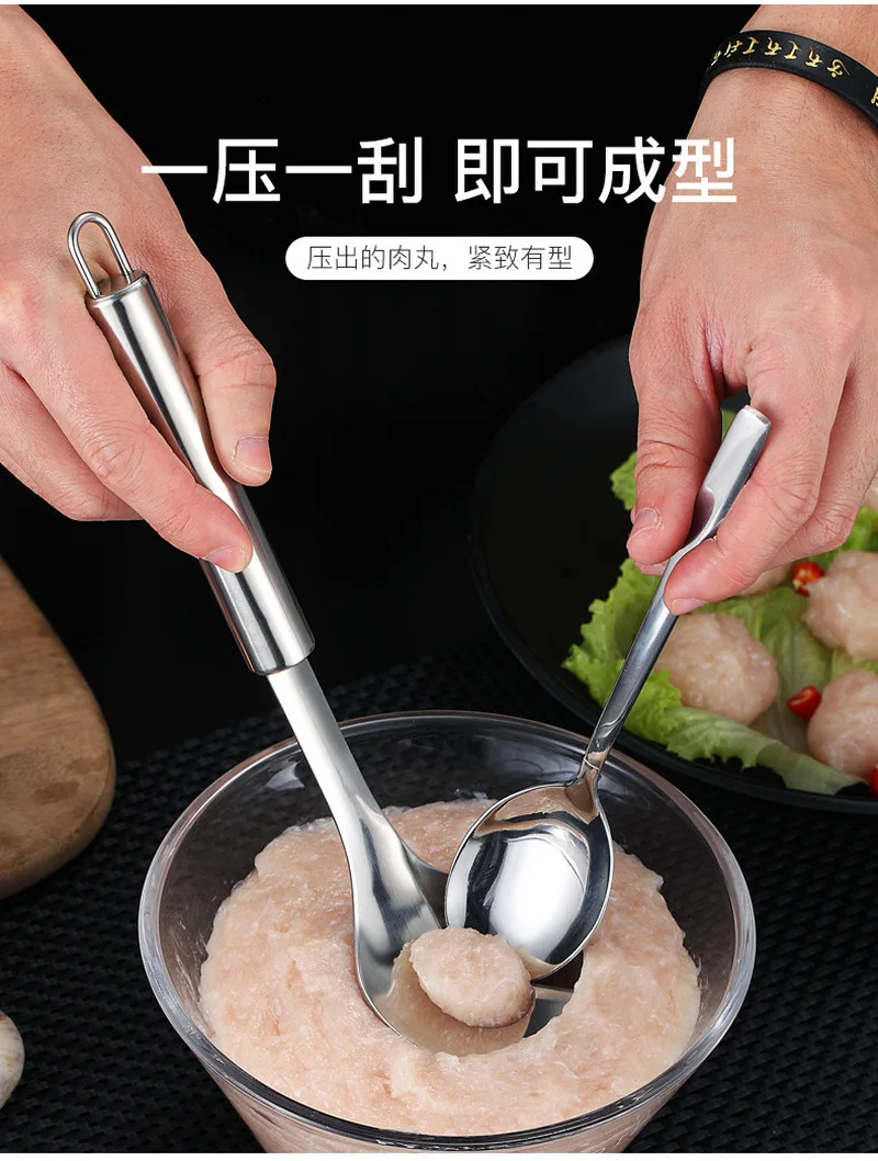 Meatball Maker Spoon Stainless Steel Non-Stick Creative Meatball Maker Cooking Tools Kitchen Gadgets meatball maker