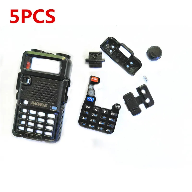 

5PCS Baofeng UV5R walkie-talkie case with keyboard speaker