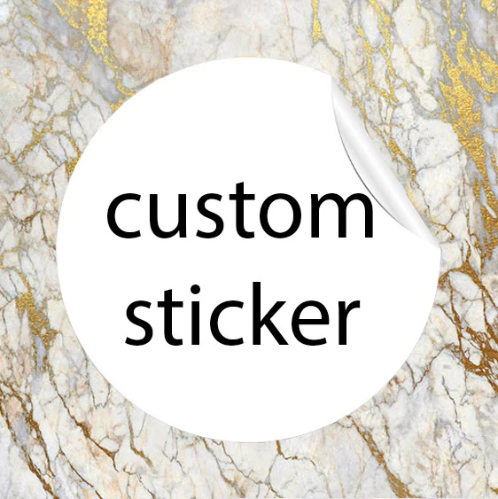 Custom Sticker for Small Business Vinyl Label Waterproof Sticker  Personalized Logo Sticker Maker Holographic Adhesive Sticker - AliExpress