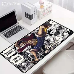 Bonito anime mouse pad uma peça para pc tapetes kawaii acessórios gaming mouse tapete mausepad computador mousepad gamer tapete teclado almofadas