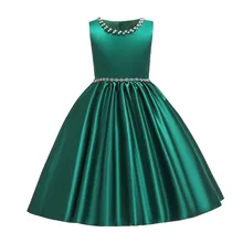 Детская одежда для девочек; кружевные Детские платья подружки невесты с цветочным узором; детское платье принцессы; Длинные вечерние платья для торжеств; Cosutme