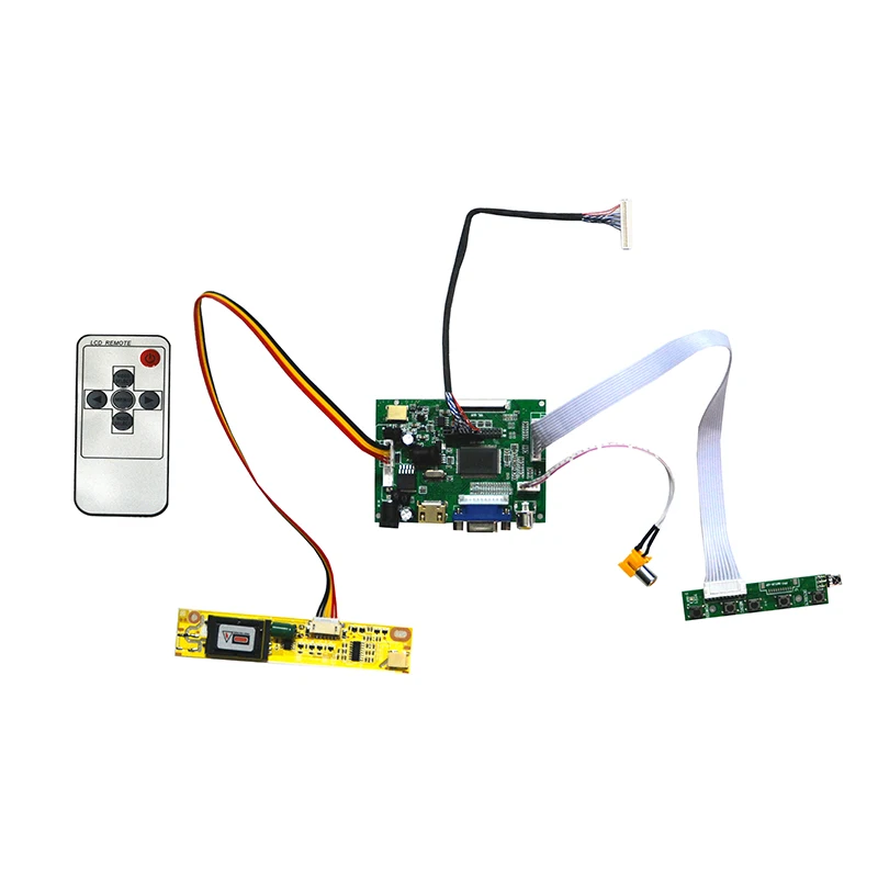 

HDMI-совместимый VGA AV пульт дистанционного управления ЖК LVDS контроллер комплект платы для 15,4 дюймового экрана LP154WX4 1280x80 0