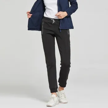 

Fashion Trousers Women Winter Sports Elastic Waist Pure Color Thicken Warm Long Pants Pantalones De Mujer #35