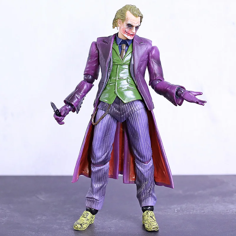 The Joker BatMan The Dark Knight Rises Action Figure DC Comic Play Arts Kai Batman Anime Collection