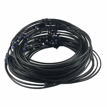 

Garden Water Spray Hose Misting Cooling System Water Irrigation Hose Kit Outdoor Mister For Patio Garden Greenhouse Trampoline