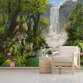 レトロ日本浮世絵モンスター 3D フォトウォールペーパー寿司レストラン産業装飾背景壁画壁紙 3D 壁装材