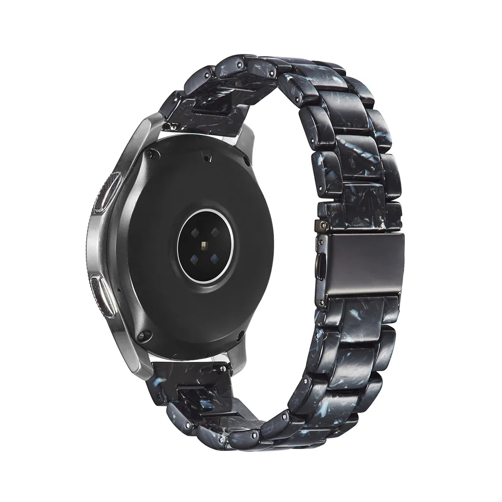 Роскошные Кристаллы смолы агата бусины ремешок для часов samsung Galaxy Watch 42 мм/46 мм