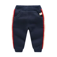 Детские плотные повседневные штаны; Новинка года; зимние теплые штаны с героями мультфильмов для малышей; детские брюки; поколение полных