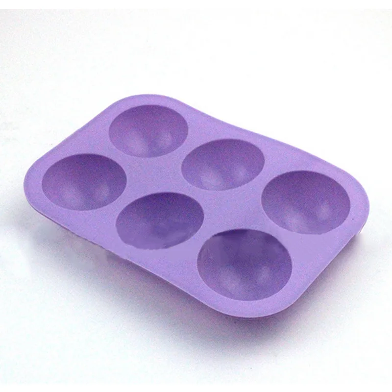 Силиконовая форма 6 круглой формы кексы и желе для шоколадного торта инструмент