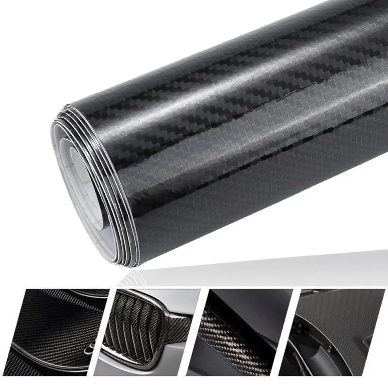 3D виниловая пленка для автомобиля из углеродного волокна рулонная наклейки и
