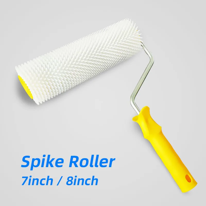 7inch 9inch Spiked Roller 18cm 23cm Spike Roller For Epoxy Floor Paint