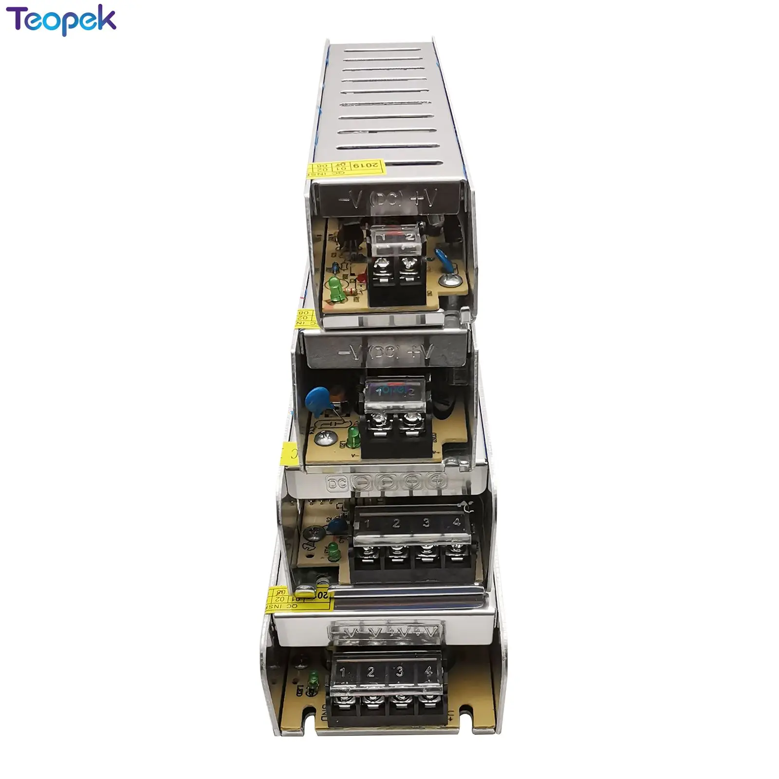 Длинная форма тонкий переключатель светодиодный Питание DC12V 24V 3A 5A 8.5A 10A 12.5A 20A 30A для Светодиодные ленты светильник трансформатор AC180-230V