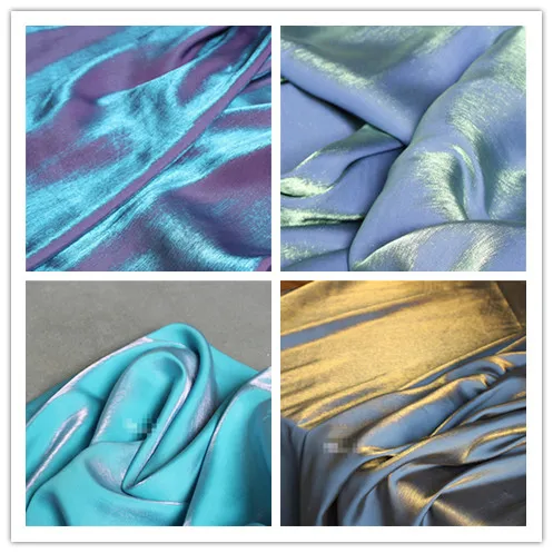 

50cm*145cm/piece Ice silk satin cloth fashion dress design fabric